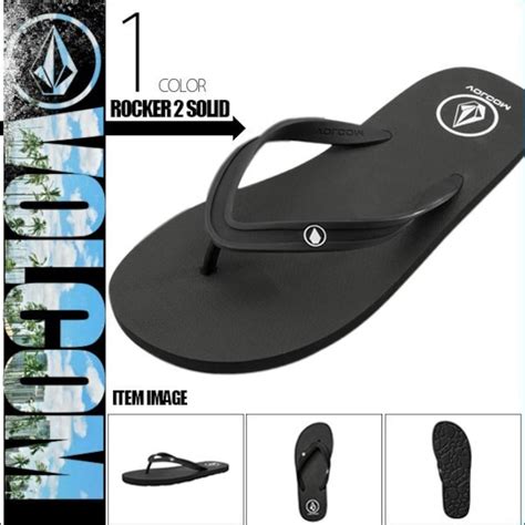 V0811885 ボルコム ビーチサンダル メンズ 人気 ブランド 旅行 プレゼント ギフト リゾート ビーチ ROCKER 2 SOLID ...