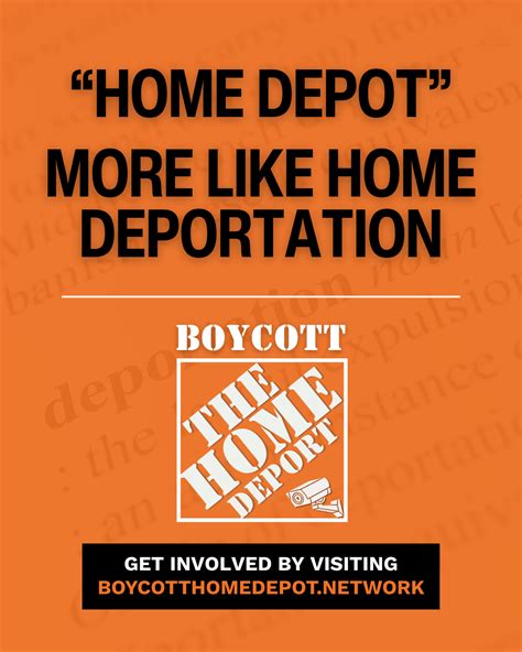 Boycott Home Depot – Protect Our Communities from ICE - Boycott Home Depot