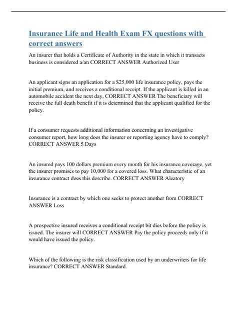 Image result for Health Insurance License Exam Questions