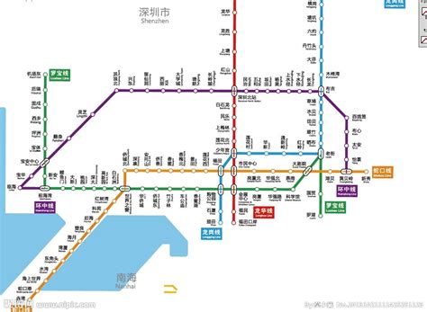 深圳地铁规划图2015