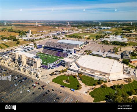 Manhattan, KS - September 27, 2024: Bill Snyder Family Stadium and Fred ...