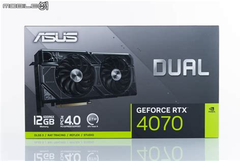 ASUS GeForce RTX 4070 Dual 顯示卡開箱實測 散熱造型雙重升級的效能小巨人 - Mobile01