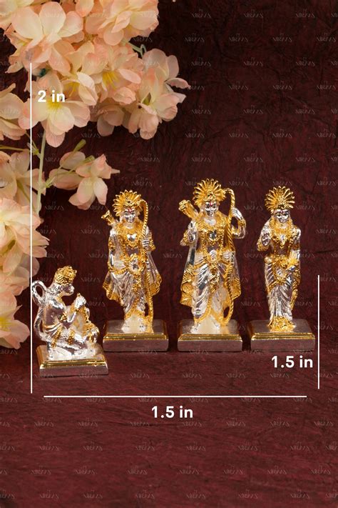 Ram Darbar | Gold & Silver-Plated Royal Family | Variable Sizes ...