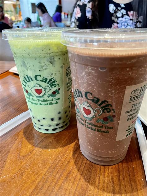 Green Tea Boba Urth Caffe