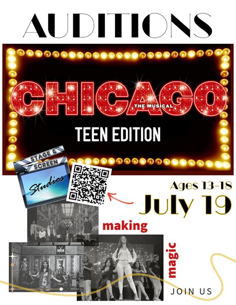 Jul 19 | "Chicago: Teen Edition" Musical Auditions! | Severna Park, MD ...