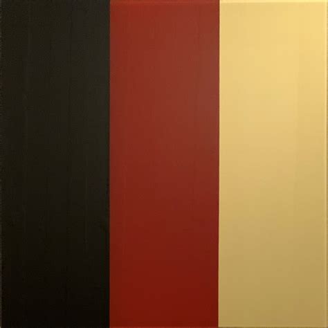 Gerhard Richter Schwarz Rot Gold IV Print Serigraph For Sale