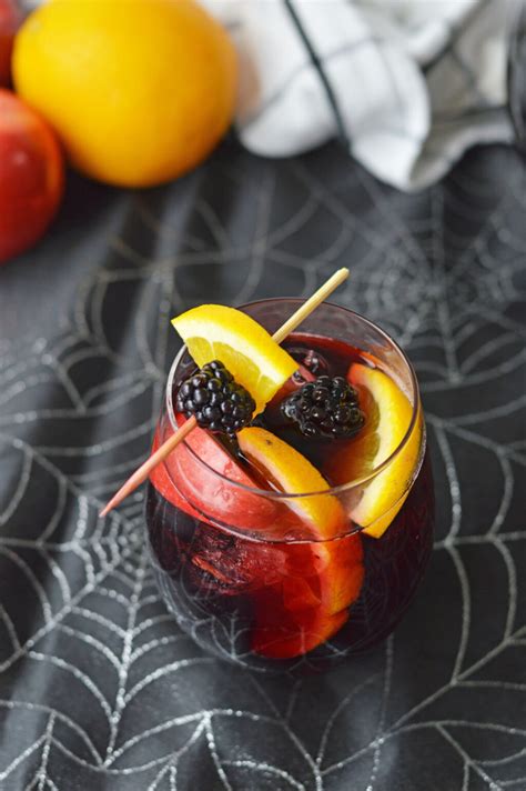 Easy Halloween Sangria – Simplistically Living