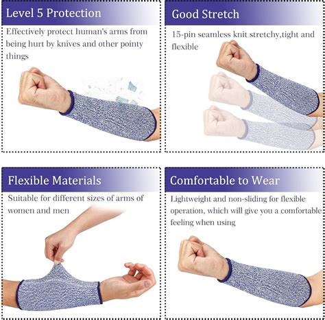Fivenl Cut Resistant Arm Sleeves for Men and Women - Set of India | Ubuy