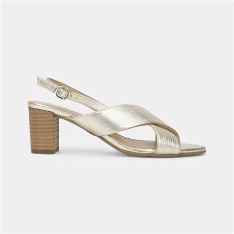 Hush Puppies Gold Heel Sandals For Women | Bata