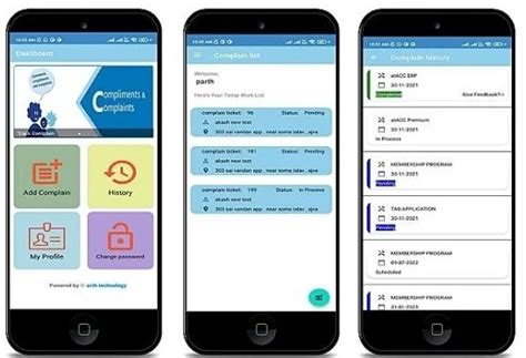 Online Complaint Management System with App