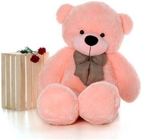 STJ SOFT TOYS 3 Feet Teddy Bear Pink color (90.5 cm) - 90.5 cm - 3 Feet ...