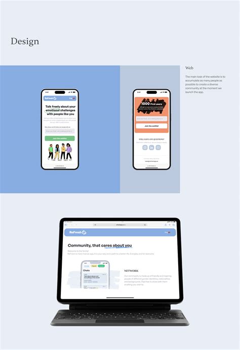 ReFresh — Mental Health Community App on Behance