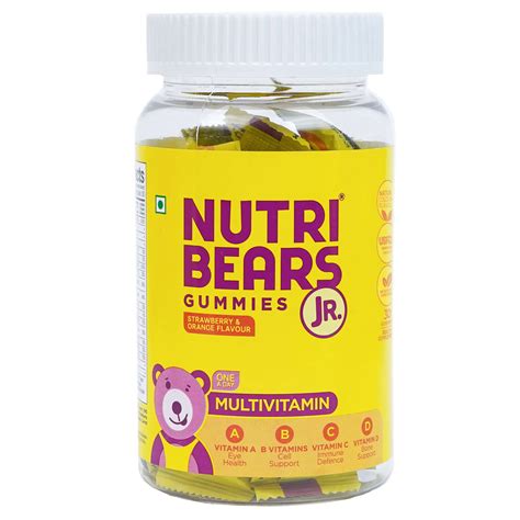 NutriBears Kids Multivitamin Gummies - Delicious and Nutritious Gummy ...