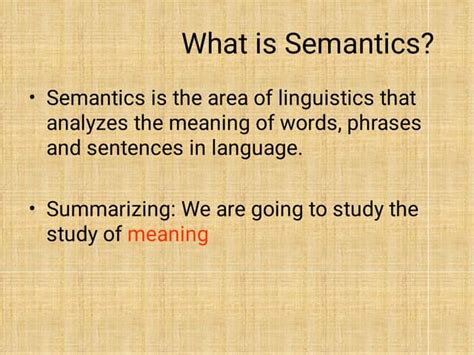 Semantics 的图像结果