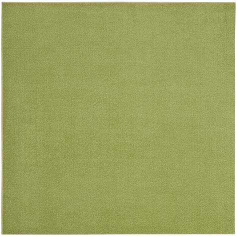 Nourison Nourison Essentials 7 X 7 (ft) Green Square Indoor/Outdoor ...