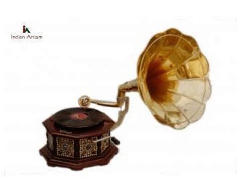 Antique Gramophone - Antique Brass Gramophones Exporter from New Delhi