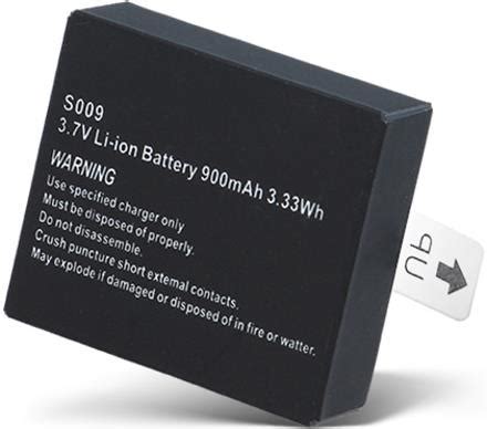 Forever Battery For Action Camera Sc-100/sc-200/sc-300 900mah ...