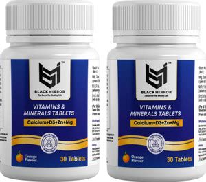 Black mirror CALCIUM, MAGNASIUM, ZINC & VITAMIN D3 FOR HEALTHY BONE AND ...