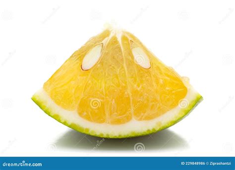 Extreme Close-up of Organic Indian Citrus Fruit Sweet Limetta or ...
