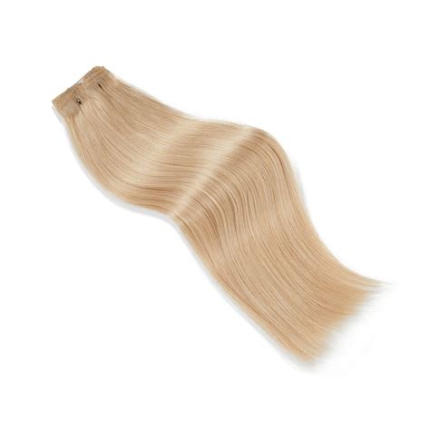 Satin Strands Platinum Blonde 18 Inch Seamless Clip-in Hair Extensions ...