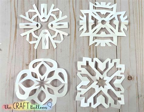 Paper Snowflake Art - The Craft Balloon