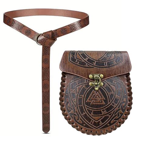 Medieval Waist Belt Viking Fancy Dress Unisex Celtic Viking Halloween ...