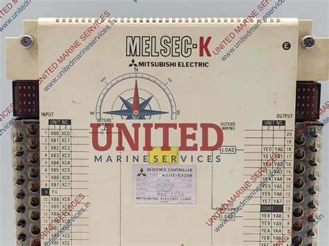 MITSUBISHI MELSEC-K SEQUENCE CONTROLLER KOJ1E-E32DR | United Marine ...