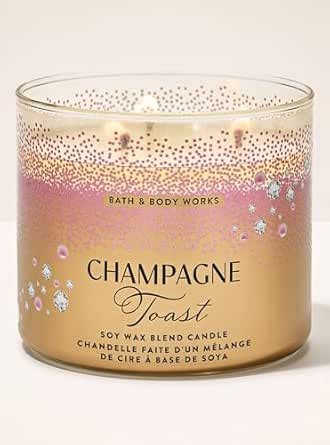 Bath & Body Works Champagne Toast 3-Wick Candle | 411 g / 14.5 oz ...
