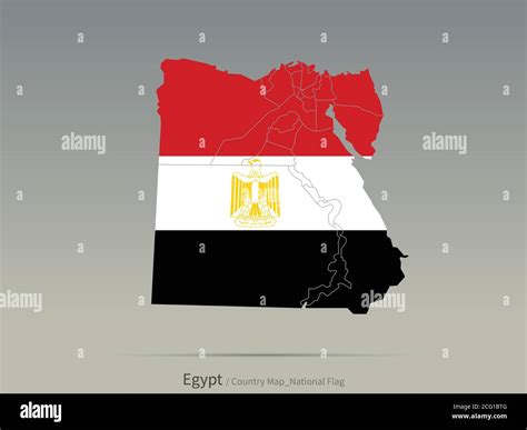 Egypt Flag Isolated on Map. Middle East countries map and flag Stock Vector Image & Art - Alamy