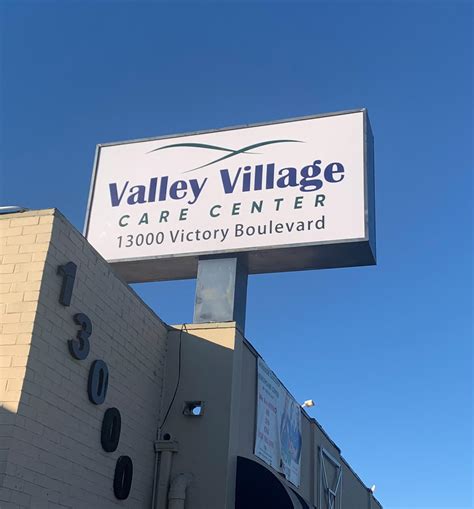 Pylon Sign for Valley Village Care Center in North Hollywood - Premium ...