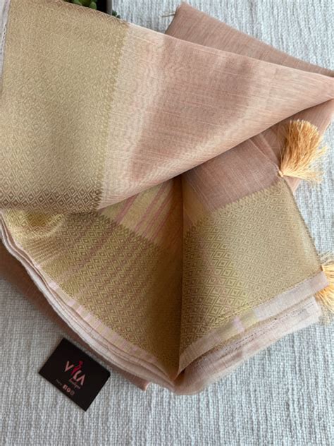 weaving border tissue saree – VIKA Boutique