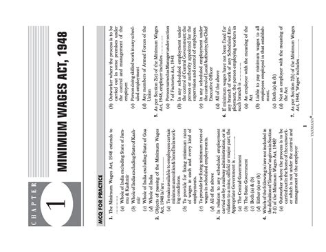Minimum wages act 1948 - LABOUR LAW - Corporate Law - Studocu