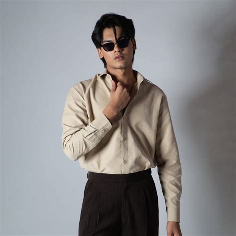 BEIGE SUEDE LASER LUXE SHIRT – Hophead