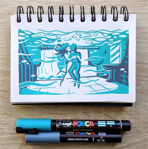 Image result for Posca Paint Pen Tutorials