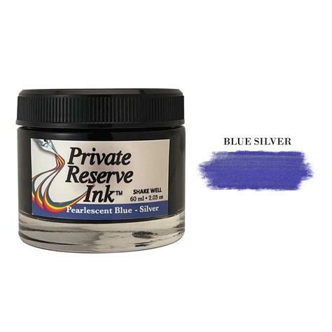 Private Reserve | Ink Bottle | - Pearlscent Blue Silver (60ml ...