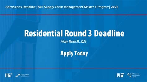 Image result for MIT Supply Chain Management Masters Program