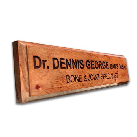 Wooden Name Board Gift For Teachers, Employees, Professionals – Picloon