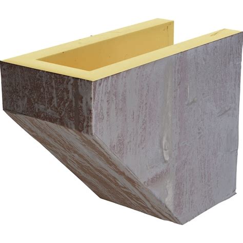 Ekena Millwork 48-in W x 4-in H x 4-in D Pecan (Aged) Hollow Urethane ...