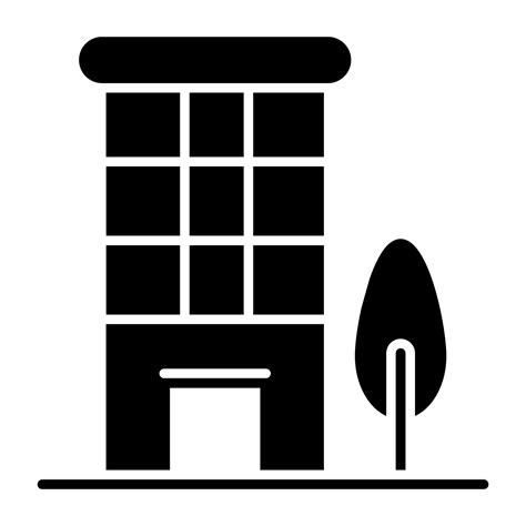 Commercial Building Vector Icon 的图像结果