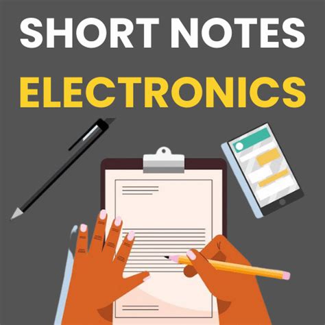 Short Notes for Electronics and Communication - Books, Notes, Tests ...