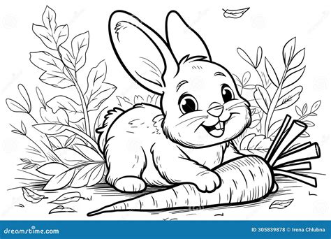 Bunny With Carrot Coloring Pages Bunny Coloring Pages To Print
