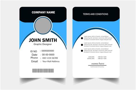Adobe illustrator id card design Images - Free Download on Freepik
