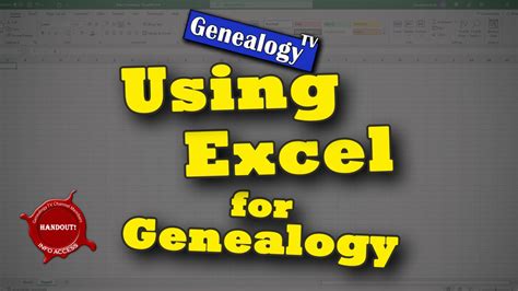 Using Excel for Genealoy Tracking 的图像结果