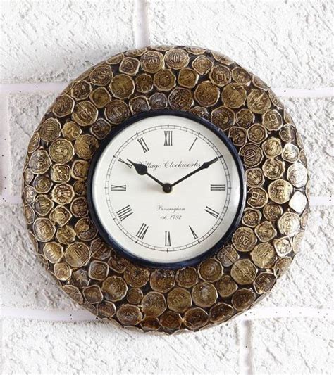 Coin Wall Clock , 12 X 12 inch – Eleven55