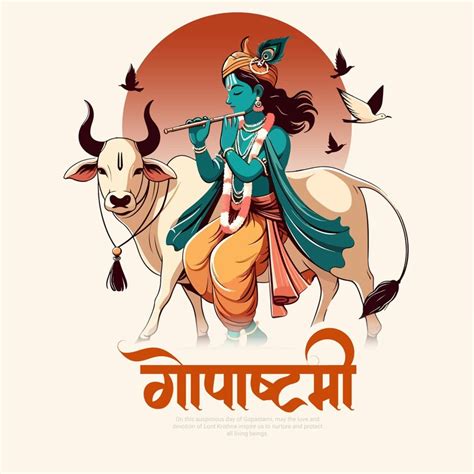 Happy gopashtami social media post banner template | Premium AI ...