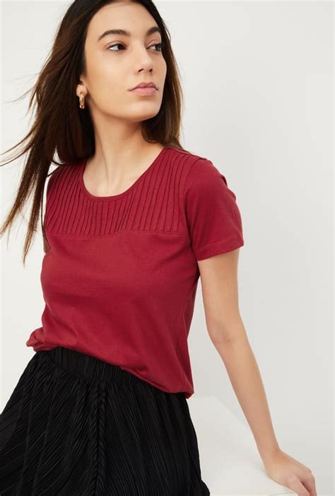 Buy Stylish T-Shirts for Women Online in India | Max Fashion