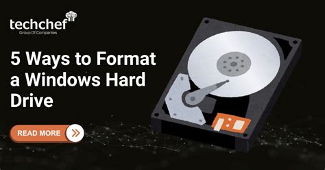 5 Ways to format a windows hard drive