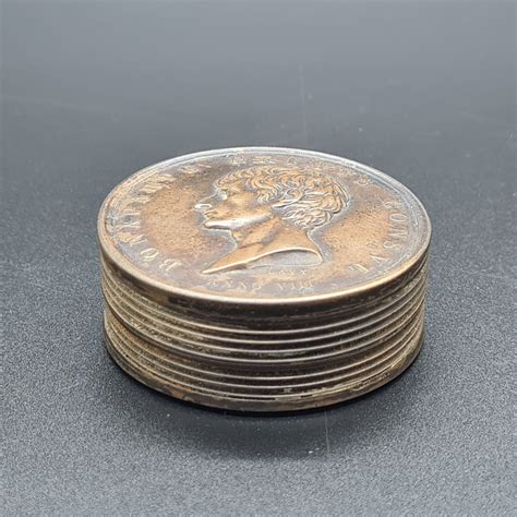 Napoleon Bonaparte Cisalpine Republic Medal Snuff/Tobacco Keepsake