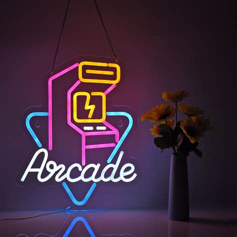 Hoyoelec Arcade Neon Sign for Wall Décor with Dimmable India | Ubuy