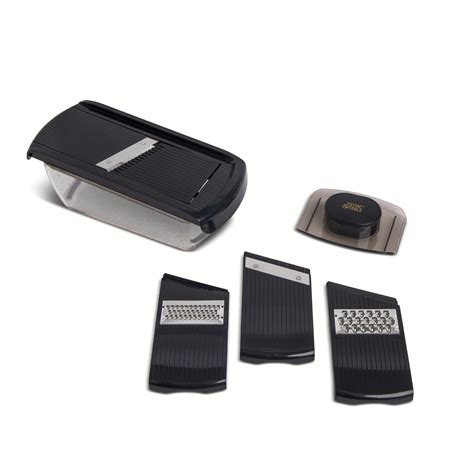 Thyme & Table Mandoline Slicer Set with 4 Stainless Steel Blades, Food ...